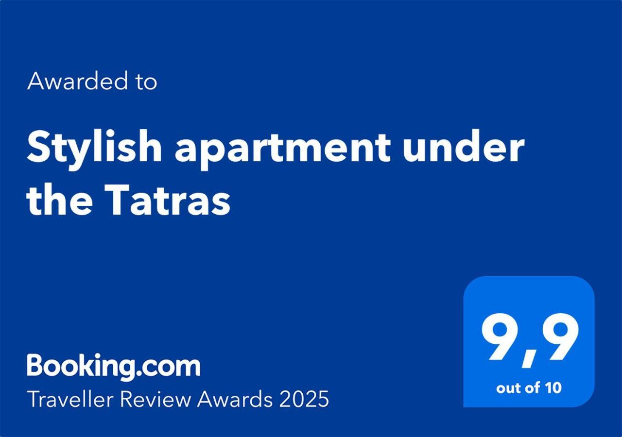 Stylish Apartment Under The Tatras Štrba Екстериор снимка